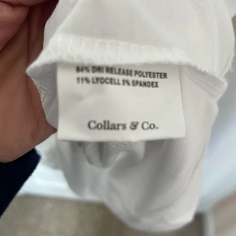 NWT Collars‎ & Co White DriRelease® Performance Pullover Medium